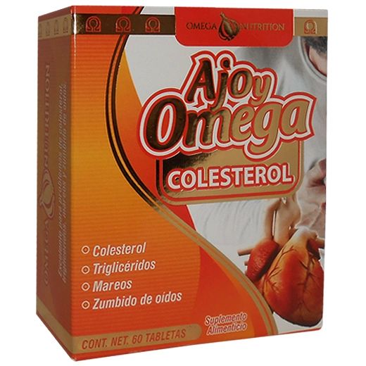 AJO Y OMEGA COLESTEROL 60 TABS Natur