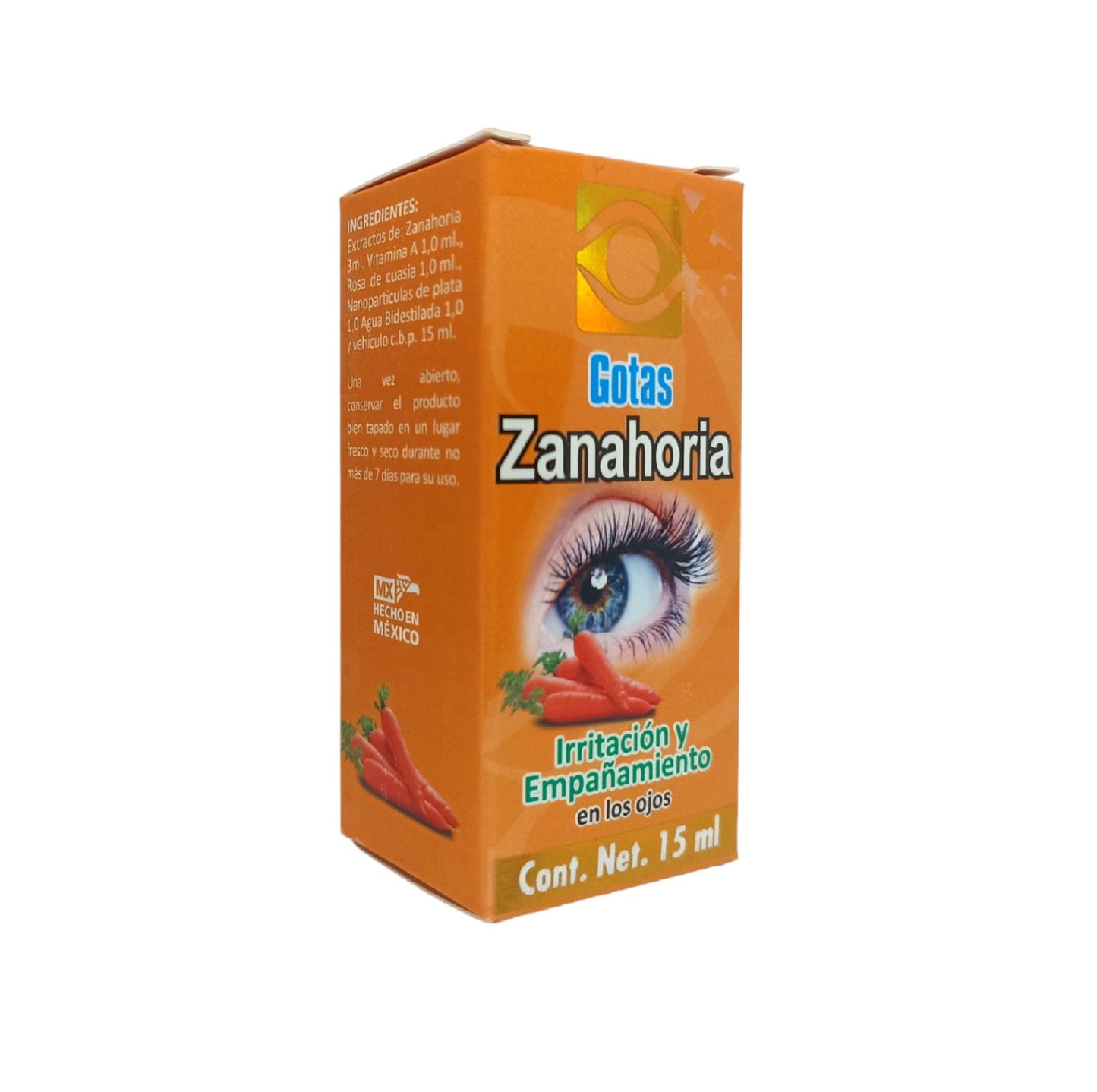 GOTAS ZANAHORIA CAJA 15 ML