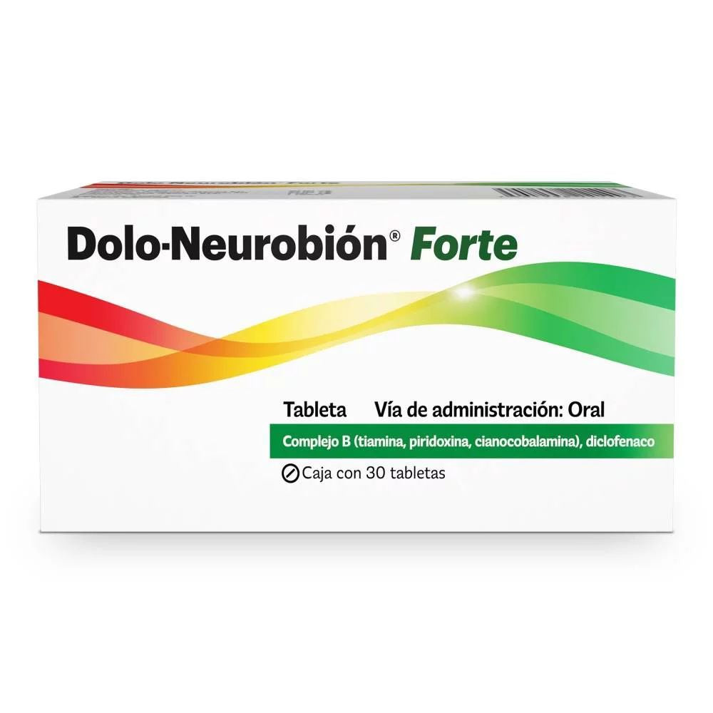 TABLETA DOLO NEUROBION FORTE CON 10 TABLETAS