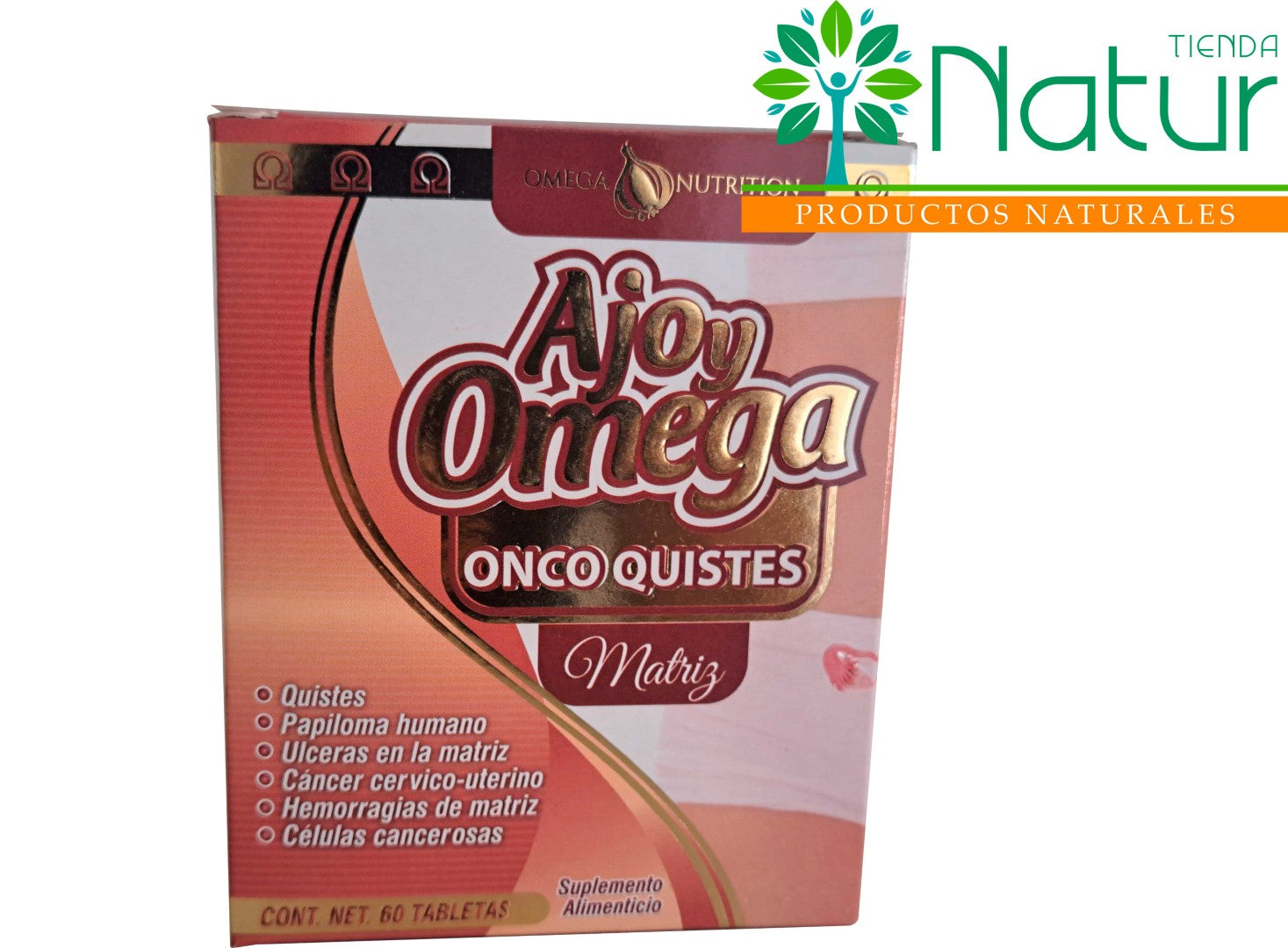 AJO Y OMEGA PREMIUN ONCO QUISTES 60T Natur