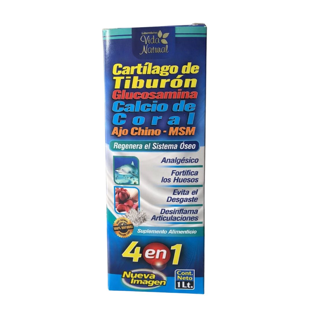 TONICO C/ CAJA CARTILAGO DE TIBURON 4 EN 1