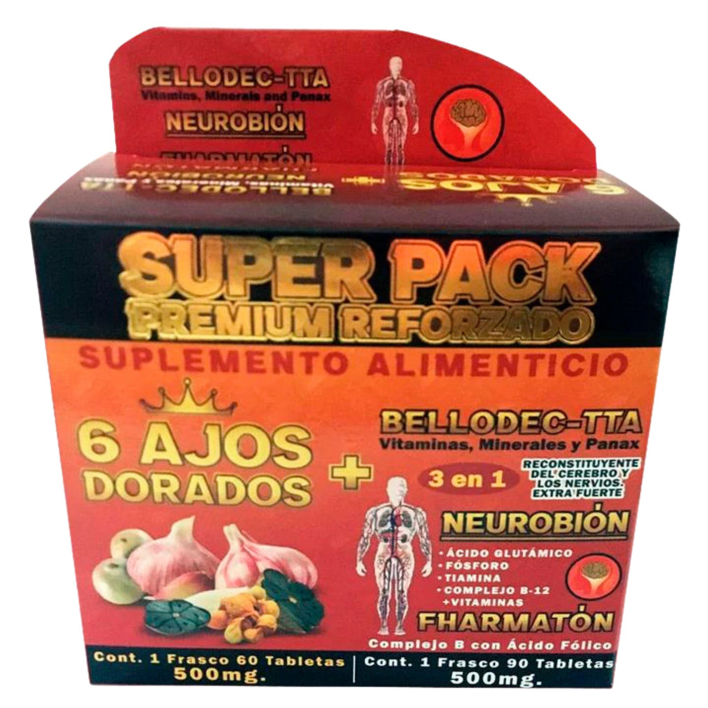 SUPER PACK 6AJOS DORADOS + BELLO NBION