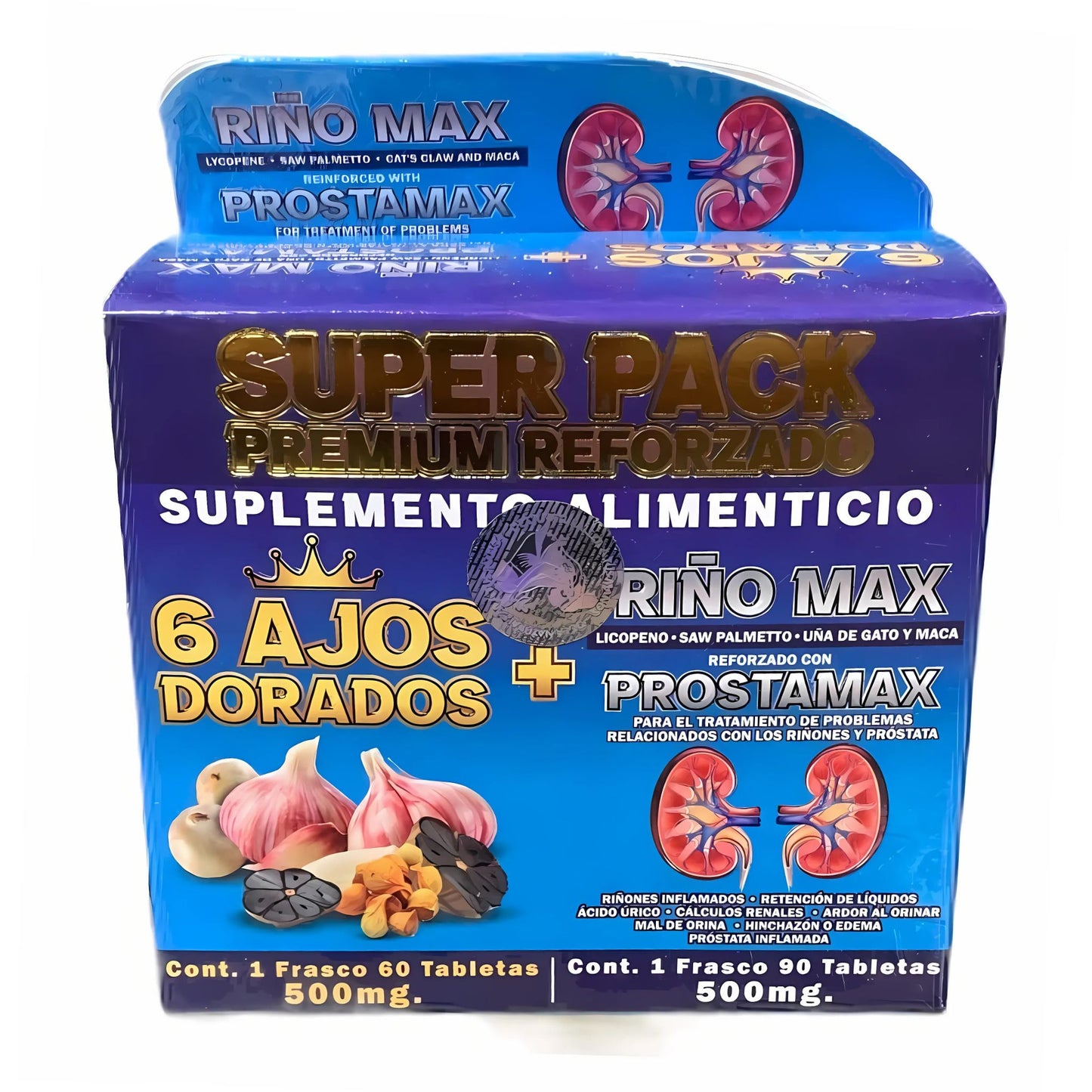 SUPER PACK 6AJOS DORADOS + RIÑOMAX