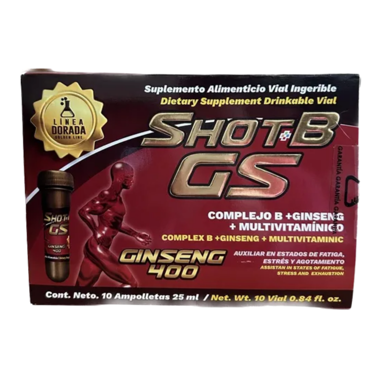 SHOT B GS GINSEN 400 10 MICROBOTELLAS