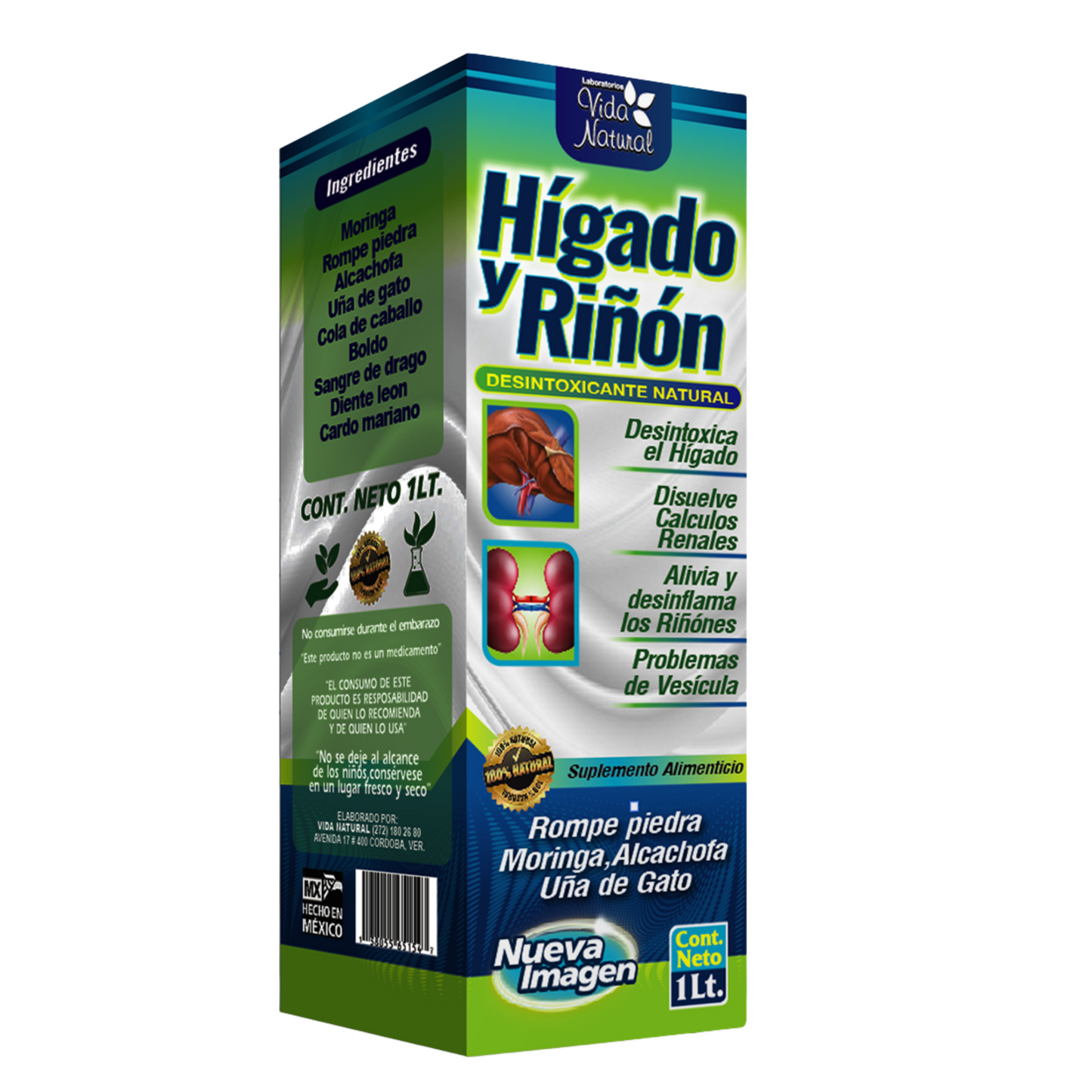 TONICO C/ CAJA HIGADO Y RIÑON 1L