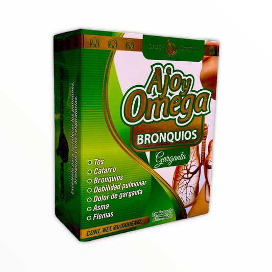 AJO Y OMEGA PREMIUM BRONQUIOS 60 CAPSULAS