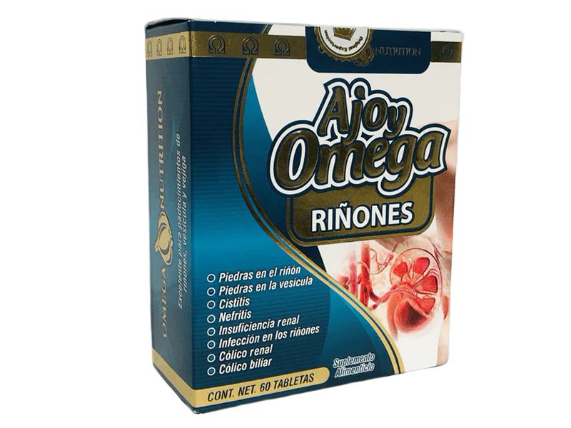 AJO Y OMEGA RIÑONES 60 TABS