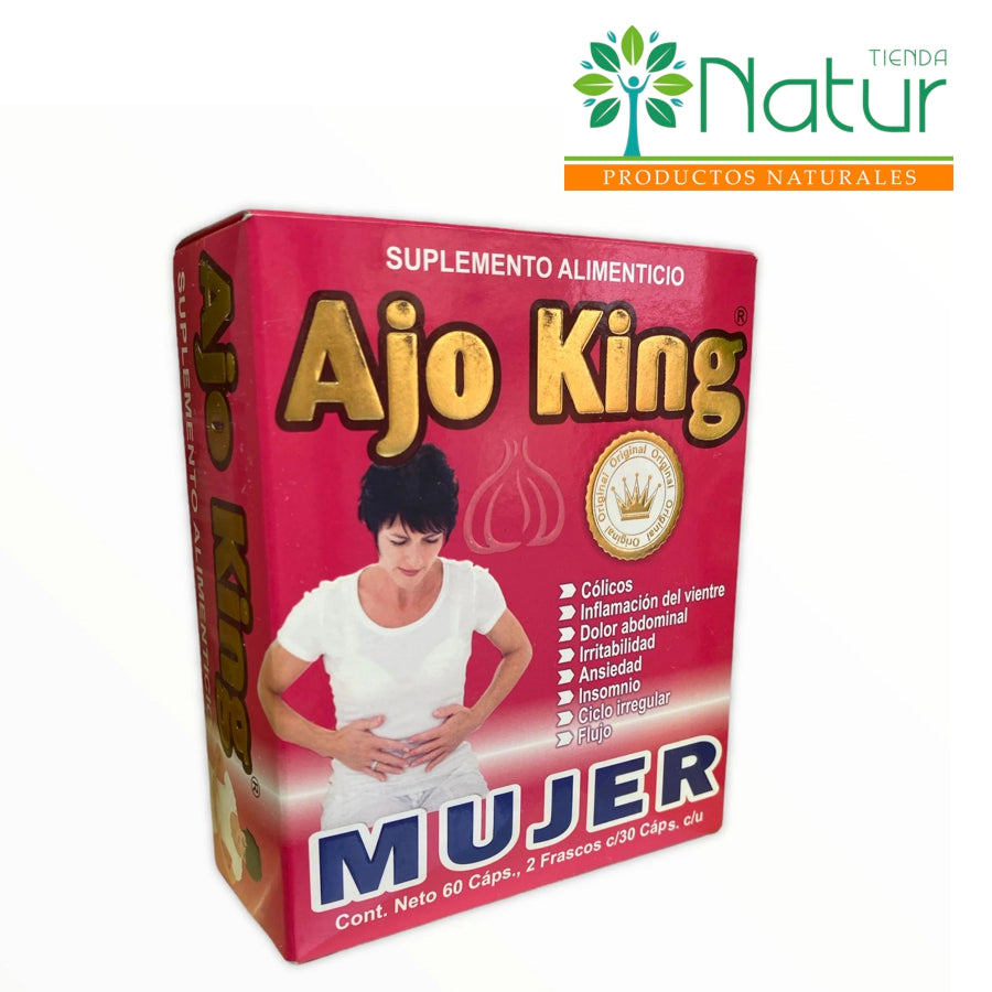 AJO KING MUJER 60 CAPSULAS