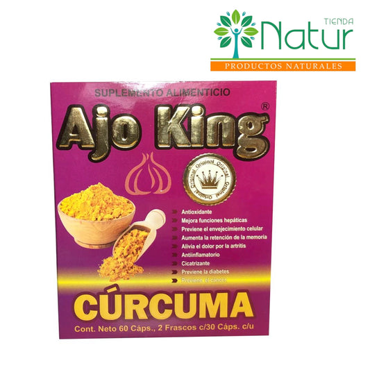 AJO KING CURCUMA 60 CAPSULAS