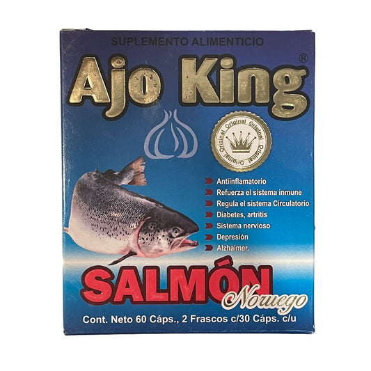 AJO KING SALMON NORUEGO 60 CAPSULAS