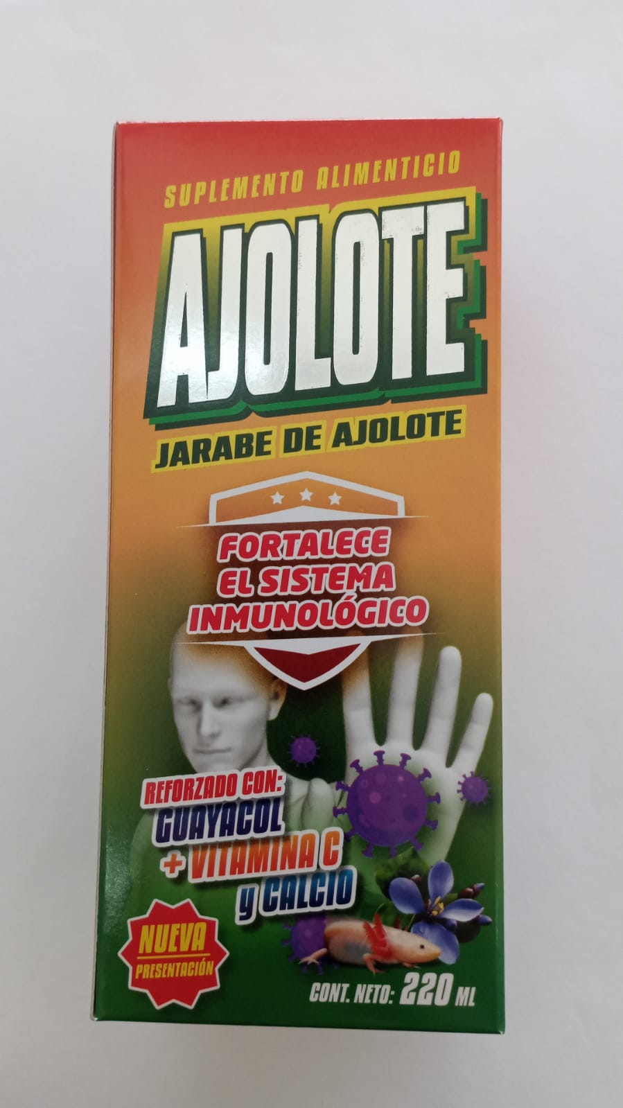 JARABE AJOLOTE 220 ML. NATURIMAX FIJO