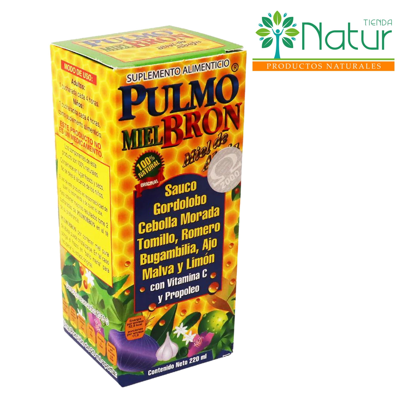 PULMOBRON JARABE 220ML. OMEGA 2000