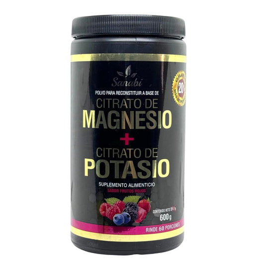 CITRATO DE MAGNEESIO + CITRATO DE POTASIO SABOR FRUTOS ROJOS