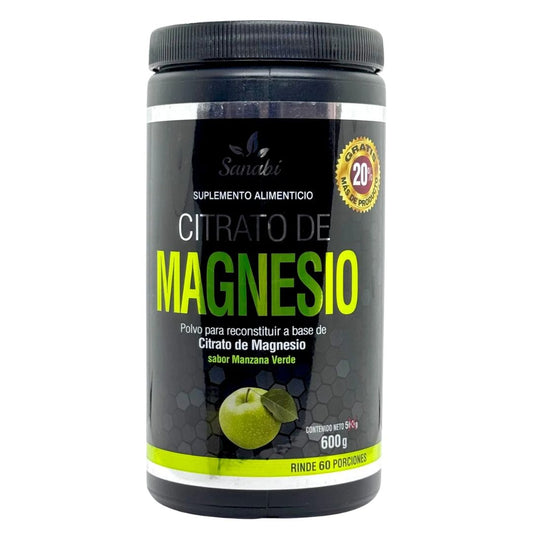 CITRATO DE MAGNESIO SABOR MANZANA VERDE
