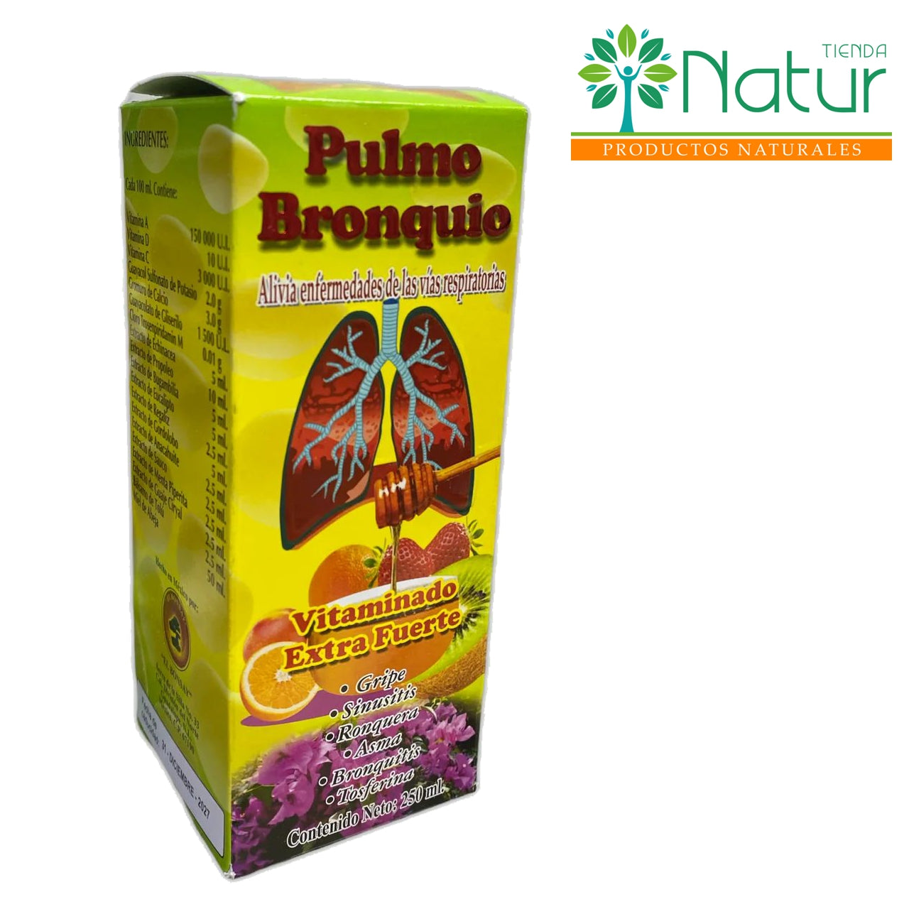 PULMO BRONQUIO JARABE 250ML.