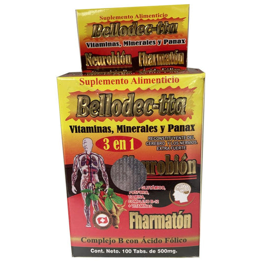 BELLO NBION B12 FHARMA C/100 TABS