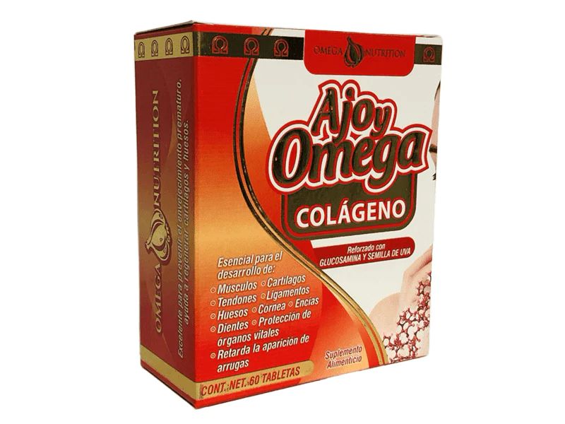 AJO Y OMEGA PREMIUM COLAGENO 60T