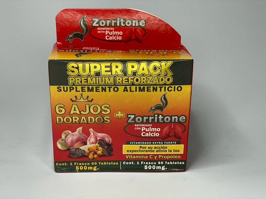 SUPER PACK 6AJOS DORADOS + ZORRITONE