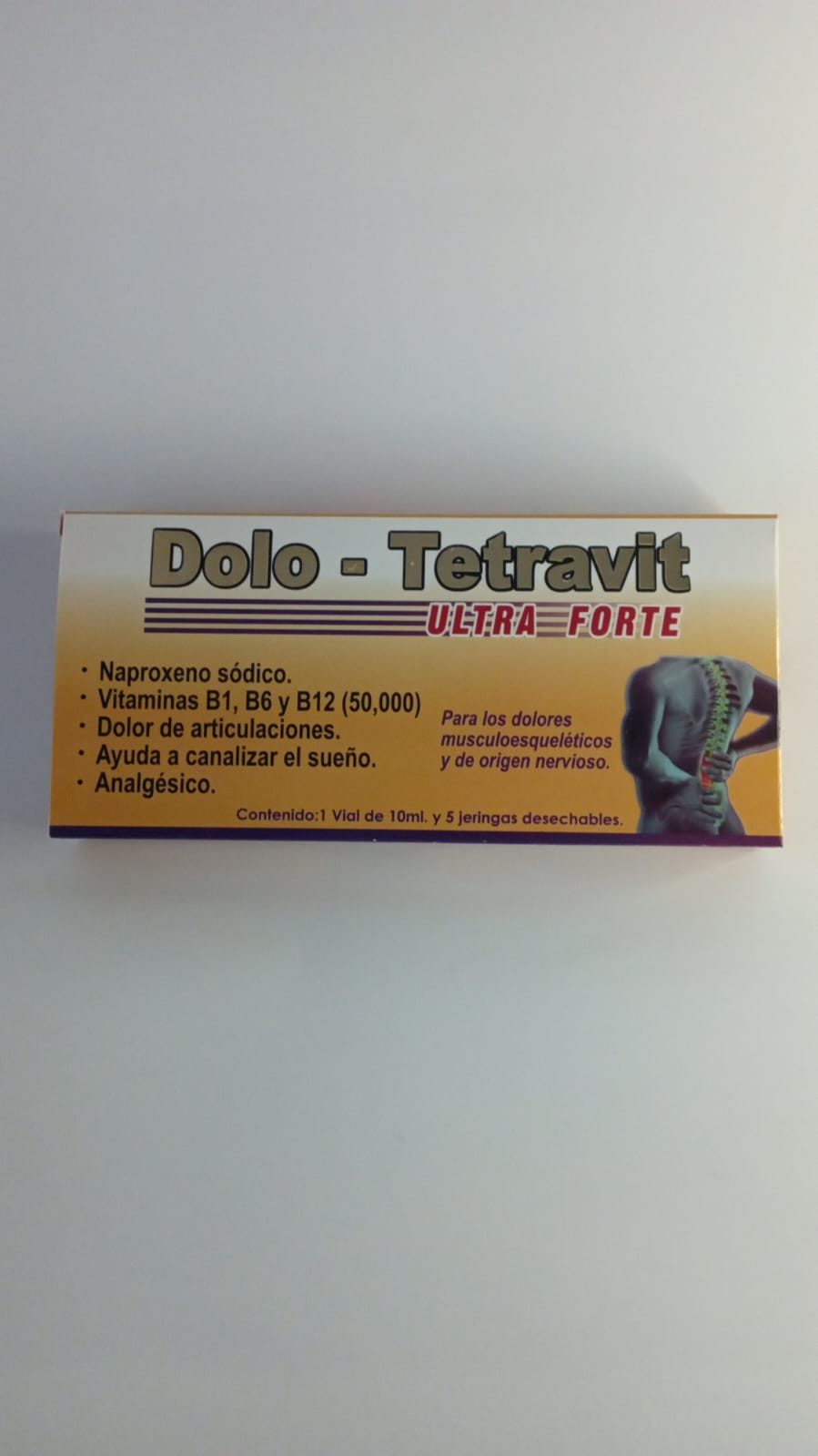 DOLO TETRAVIT ULTRA FORTE INY 5 RAICES F