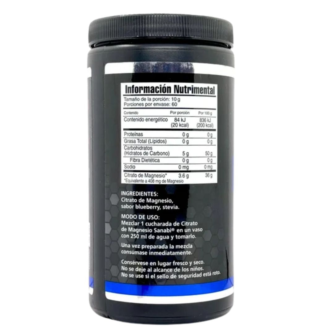 CITRATO DE MAGNESIO SABOR BLUBERR