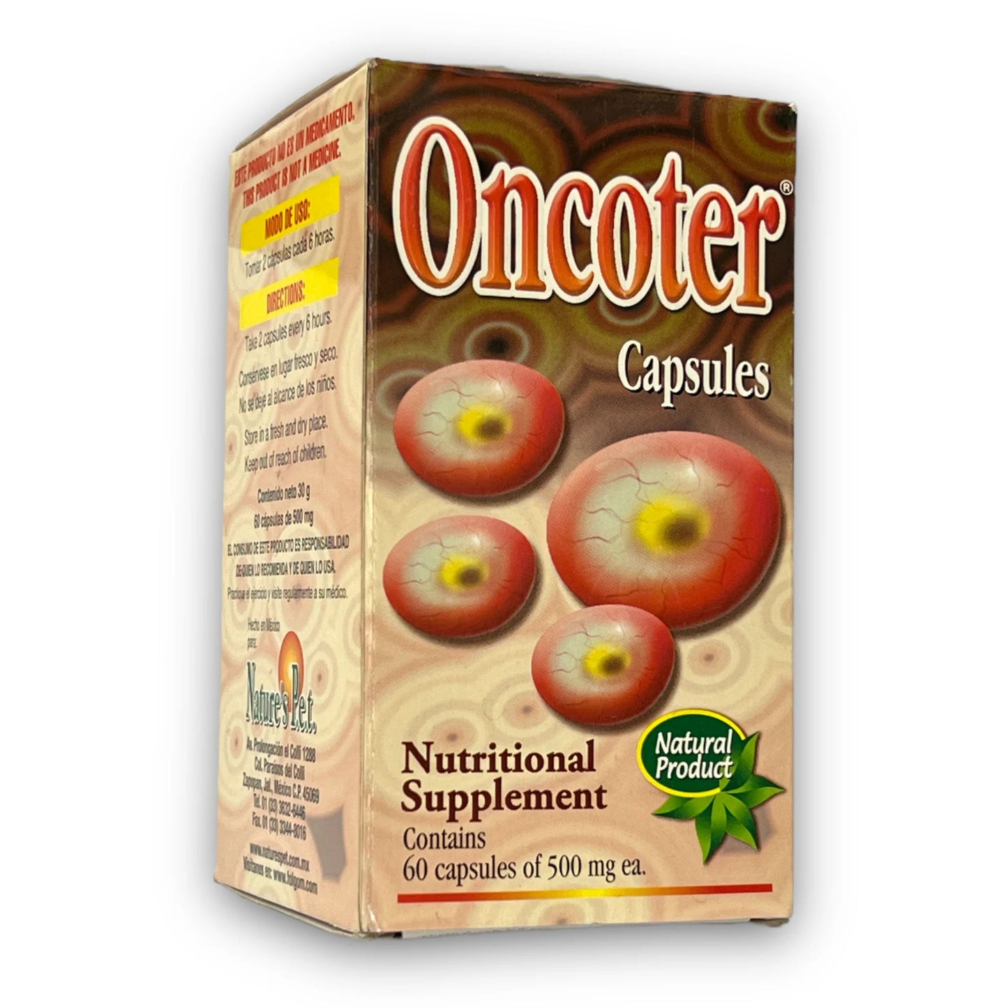 ONCOTER C/ 60 CAPSULAS