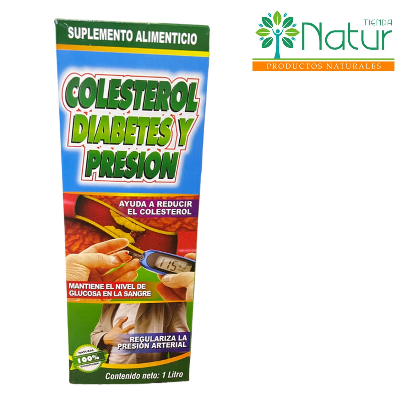 TONICO C/ CAJA COLESTEROL  DIABETES PRESION  1L