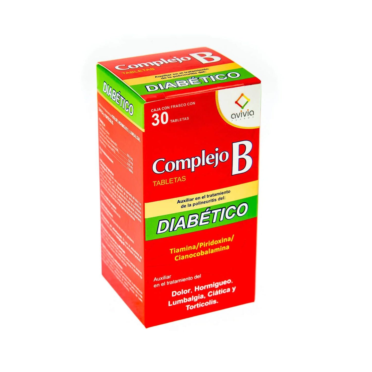 COMPLEJO B DIABETICO 30 TABS