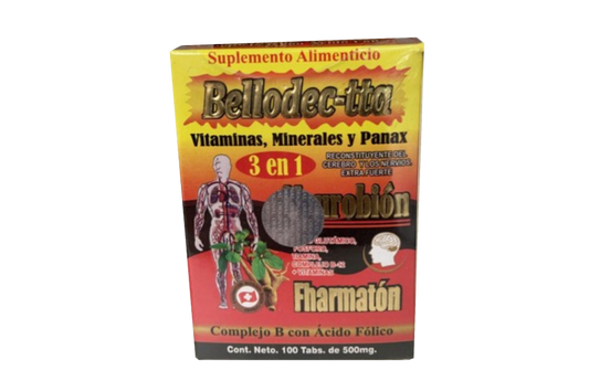 BELLO NBION B12 FHARMA C/100 TABS