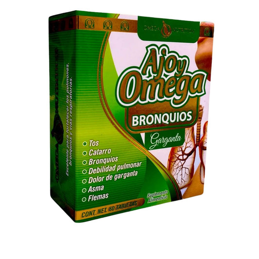 AJO Y OMEGA PREMIUM BRONQUIOS 60 CAPSULAS