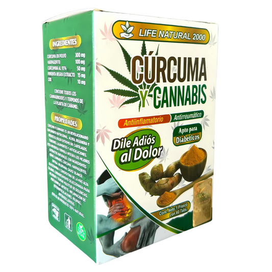 Curcuma y Canabis Life Natural 2000