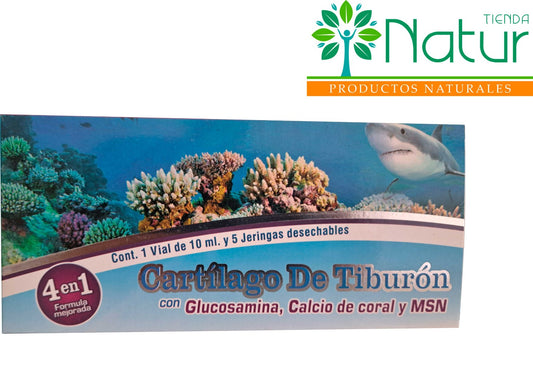 CARTILAGO DE TIBURON 4 EN 1 5 INY RAICES F