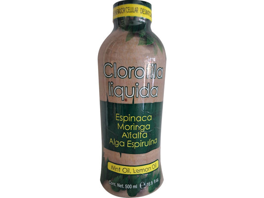 CLOROFILA LIQUIDA C/MORINGA 500 ML