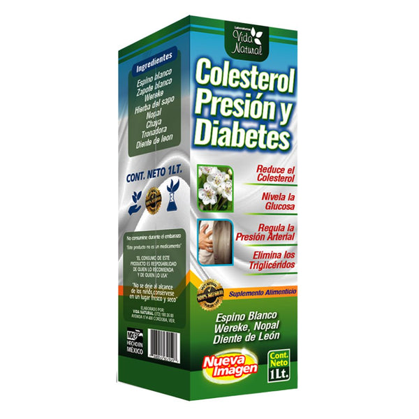 TONICO C/ CAJA COLESTEROL DIABETES PRESION 1L – Natur