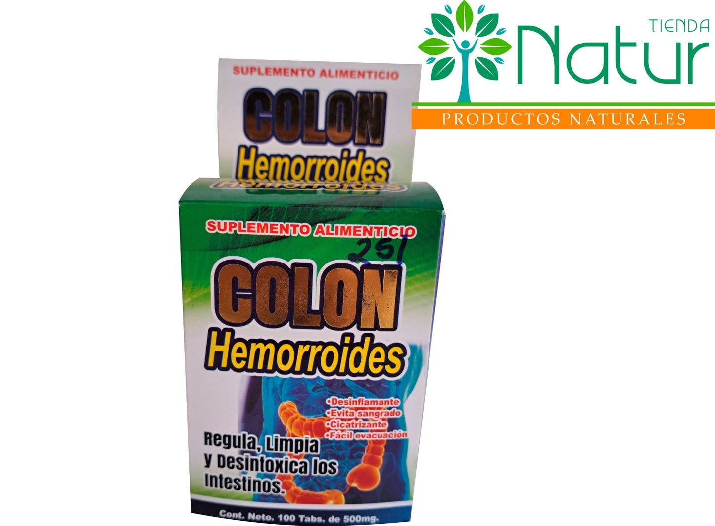 COLON Y HEMORROIDES 100 TAB