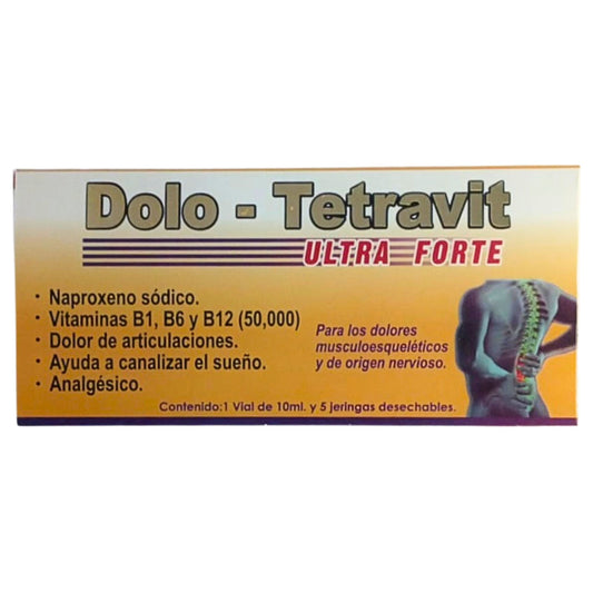 DOLO TETRAVIT ULTRA FORTE INY 5 RAICES F