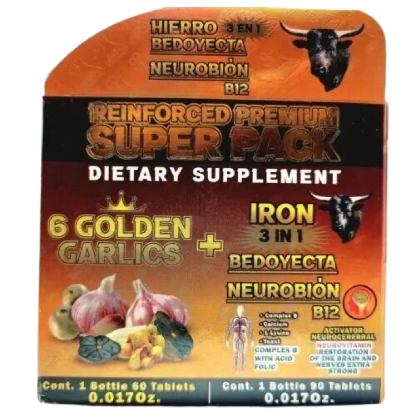SUPER PACK 6AJOS DORADOS + IRON BEDON