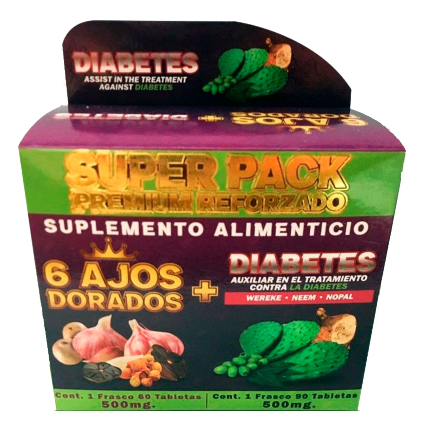SUPER PACK 6AJOS DORADOS  +  DIABETES