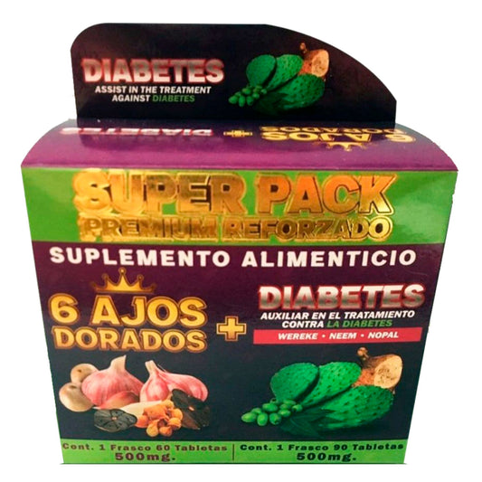 SUPER PACK 6AJOS DORADOS  +  DIABETES
