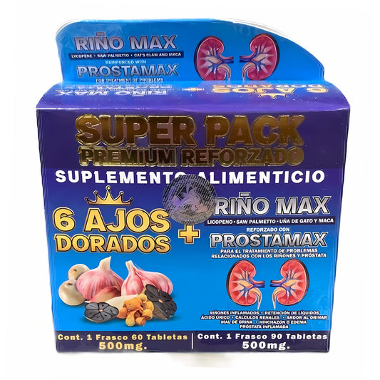 SUPER PACK 6AJOS DORADOS + RIÑOMAX