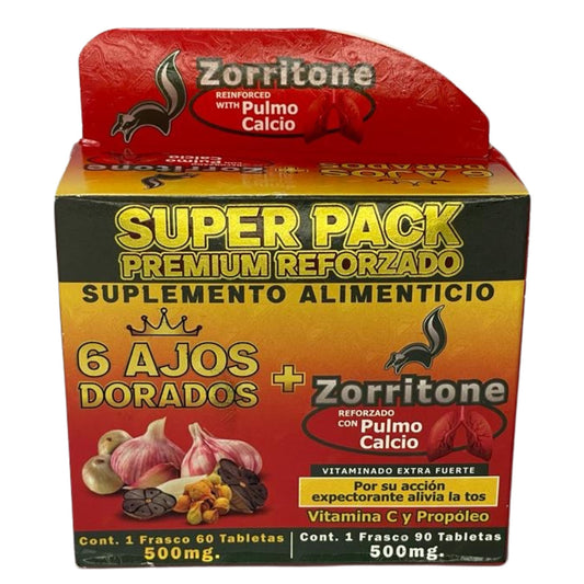 SUPER PACK 6AJOS DORADOS + ZORRITONE