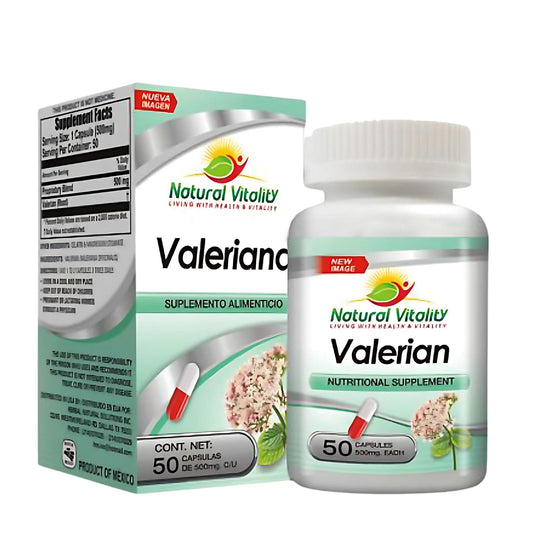 VALERIANA FRASCO 50C NATURAL VITALITY D2