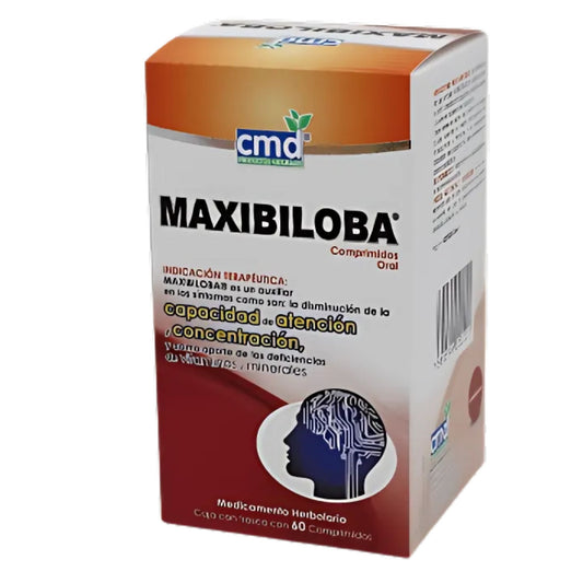 MAXIBILOBA 60 COMP 250/40 MG D2