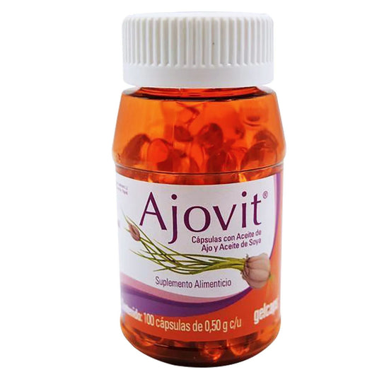 AJOVIT PLUS C/100 GEL CAPS D2