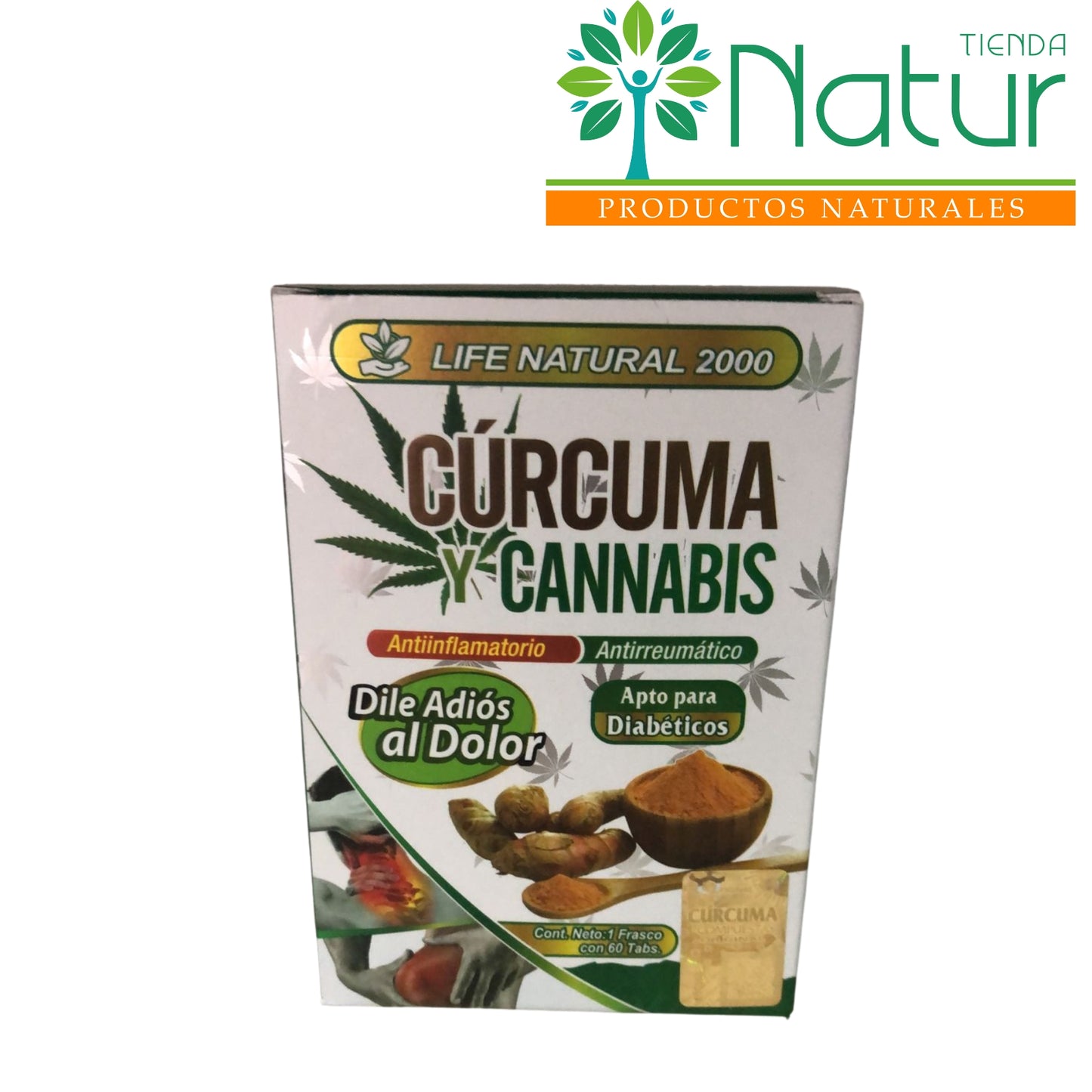 Curcuma y Canabis Life Natural 2000