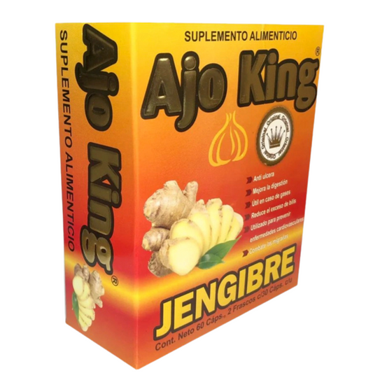 AJO KING JENGIBRE 60 CAPSULAS