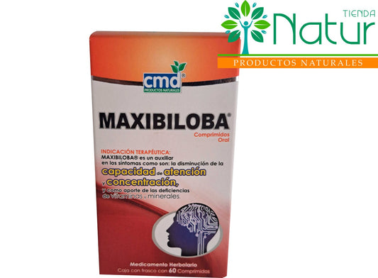 MAXIBILOBA 60 COMP 250/40 MG D2