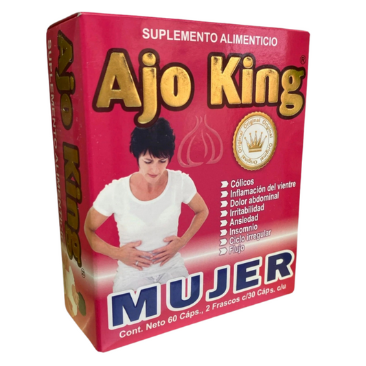 AJO KING MUJER 60 CAPSULAS