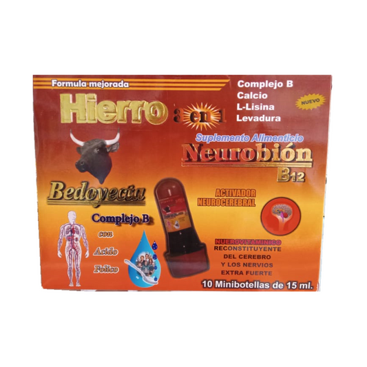 NBION BEDO IRON 3 3N 1 C/ 12 MICROTAPAS