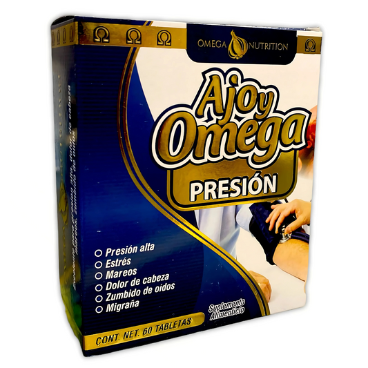 AJO Y OMEGA PREMIUN PRESION 60 TABS
