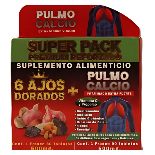 SUPER PACK 6AJOS DORADOS + PULMON C